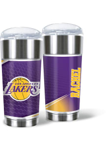 Los Angeles Lakers Personalized 24 oz Eagle Stainless Steel Tumbler - Gold