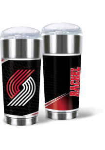 Portland Trail Blazers Personalized 24 oz Eagle Stainless Steel Tumbler - Red
