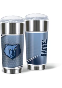 Memphis Grizzlies Personalized 24 oz Eagle Stainless Steel Tumbler - Blue