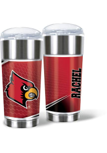 Louisville Cardinals Personalized 24 oz Eagle Stainless Steel Tumbler - Red