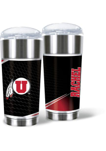 Utah Utes Personalized 24 oz Eagle Stainless Steel Tumbler - Red