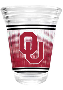 Oklahoma Sooners 2oz Round Shot Shot Glass