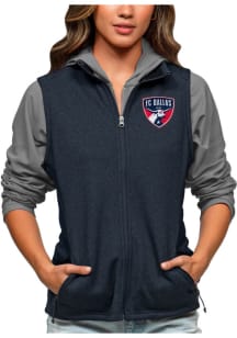 Antigua FC Dallas Womens Navy Blue Course Vest