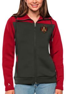 Antigua Atlanta United FC Womens Red Protect Long Sleeve Full Zip Jacket