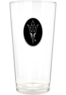 Arizona State Sun Devils 16oz Stealth Metal Emblem Black Pint Glass