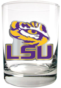 LSU Tigers 14oz Team Logo Rock Glass