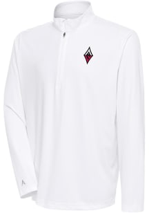Antigua Las Vegas Aces Mens White Tribute Long Sleeve 1/4 Zip Pullover
