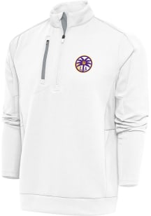 Antigua Los Angeles Sparks Mens White Generation Long Sleeve 1/4 Zip Pullover