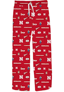 Vive La Fete Nebraska Cornhuskers Youth Red Impressions Sleep Pants