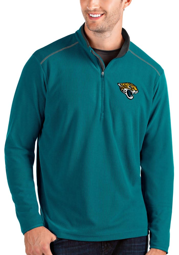 Antigua Men's Jacksonville Jaguars Esteem Teal/White Polo