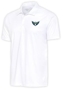 Antigua Dallas Wings Mens White Tribute Short Sleeve Polo