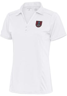 Antigua Atlanta Dream Womens White Tribute Short Sleeve Polo Shirt