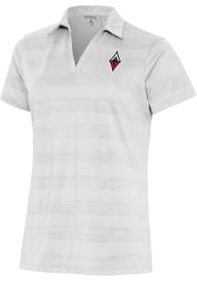 Antigua Las Vegas Aces Womens White Compass Short Sleeve Polo Shirt