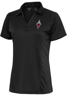 Antigua Las Vegas Aces Womens Charcoal Tribute Short Sleeve Polo Shirt