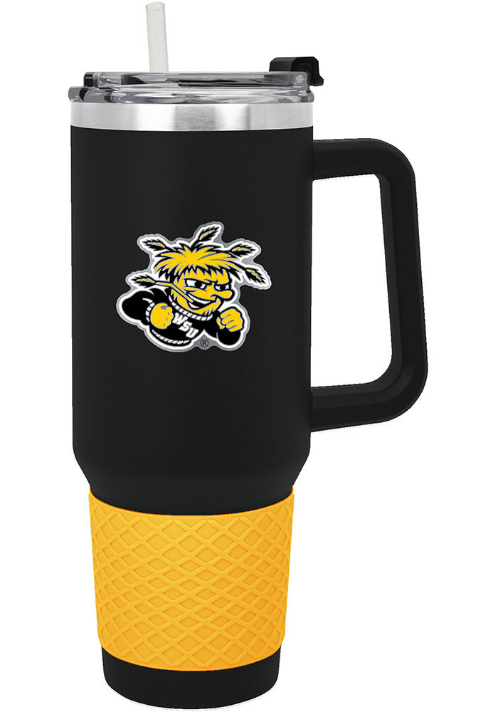 Wichita State Shockers BLACK 40oz Stainless Steel Tumbler