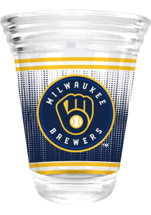 Milwaukee Brewers 2oz Round Shot Glass