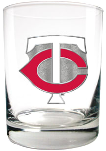 Minnesota Twins 14oz Emblem Rock Glass