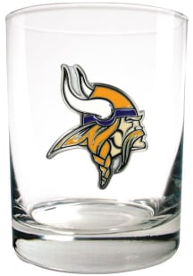Minnesota Vikings 14oz Emblem Rock Glass