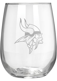 Minnesota Vikings 17oz Laser Etch Stemless Wine Glass