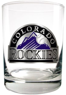 Colorado Rockies 14oz Emblem Rock Glass