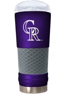 Colorado Rockies 24oz Draft Stainless Steel Tumbler - Purple