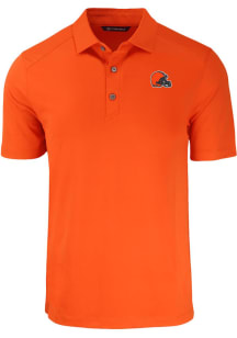 Cutter and Buck Cleveland Browns Orange Forge Big and Tall Polo
