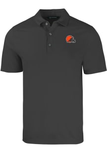 Cutter and Buck Cleveland Browns Black Forge Big and Tall Polo