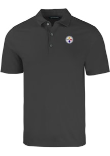 Cutter and Buck Pittsburgh Steelers Black Forge Big and Tall Polo
