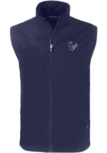 Cutter and Buck Houston Texans Big and Tall Navy Blue Charter Mens Vest