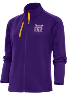 Antigua LSU Tigers Womens Purple 2023 CWS Champions Generation Light Weight Jacket
