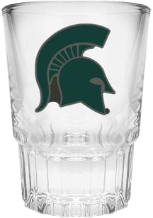 Michigan State Spartans 2oz Metal Emblem Shot Glass