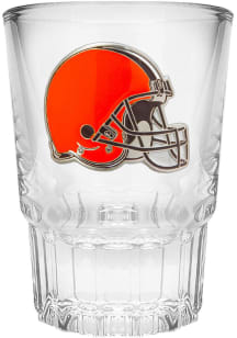 Cleveland Browns 2oz Metal Emblem Shot Glass