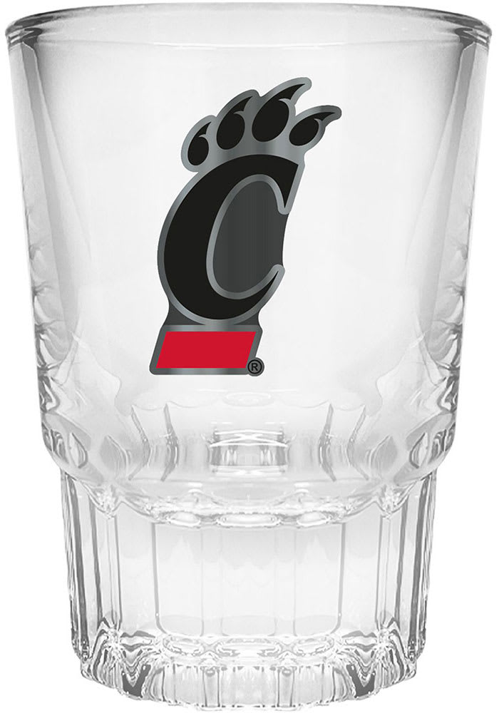 Cincinnati Bearcats 2oz Metal Emblem Shot Glass