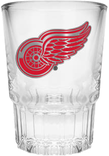 Detroit Red Wings 2oz Metal Emblem Shot Glass