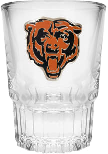 Chicago Bears 2oz Metal Emblem Shot Glass