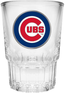 Chicago Cubs 2oz Metal Emblem Shot Glass