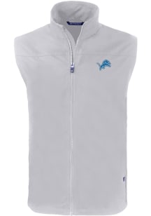 Cutter and Buck Detroit Lions Big and Tall Grey Charter Mens Vest