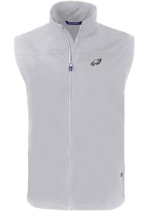 Cutter and Buck Philadelphia Eagles Big and Tall Grey Charter Mens Vest