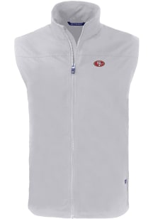 Cutter and Buck San Francisco 49ers Big and Tall Grey Charter Mens Vest