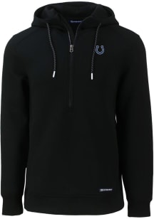 Cutter and Buck Indianapolis Colts Mens Black Roam Long Sleeve Hoodie