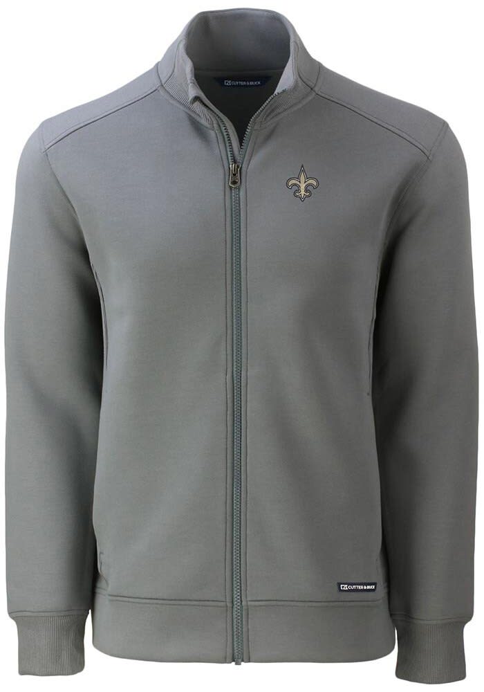 Cutter and Buck New Orleans Saints Mens GREY Roam Light Weight