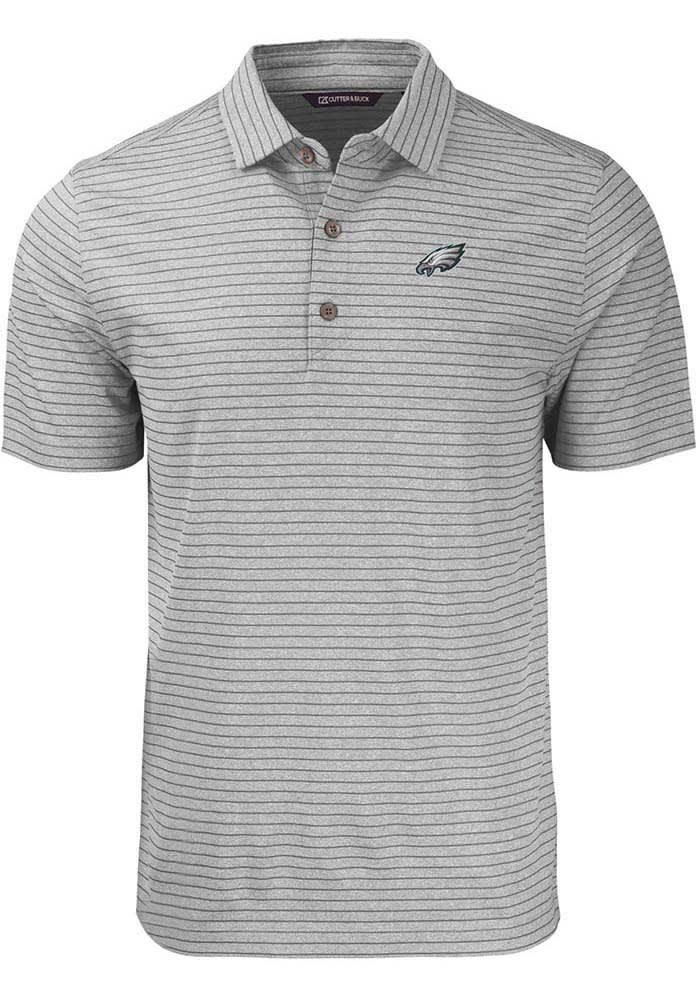 : Cutter & Buck Men's Heather Gray Philadelphia Eagles