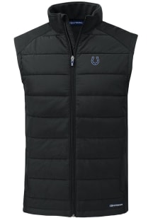 Cutter and Buck Indianapolis Colts Mens Black Evoke Sleeveless Jacket
