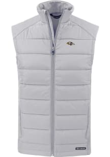 Cutter and Buck Baltimore Ravens Mens Charcoal Evoke Sleeveless Jacket