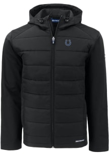 Cutter and Buck Indianapolis Colts Mens Black Evoke Hood Heavyweight Jacket