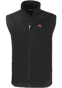 Cutter and Buck Tampa Bay Buccaneers Mens Black Charter Sleeveless Jacket