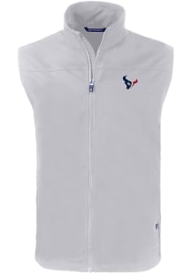 Cutter and Buck Houston Texans Mens Grey Charter Sleeveless Jacket