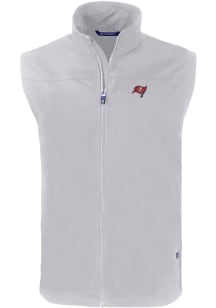 Cutter and Buck Tampa Bay Buccaneers Mens Grey Charter Sleeveless Jacket