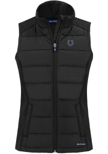 Cutter and Buck Indianapolis Colts Womens Black Evoke Vest