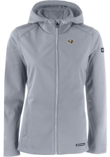 Cutter and Buck Baltimore Ravens Womens Charcoal Evoke Light Weight Jacket